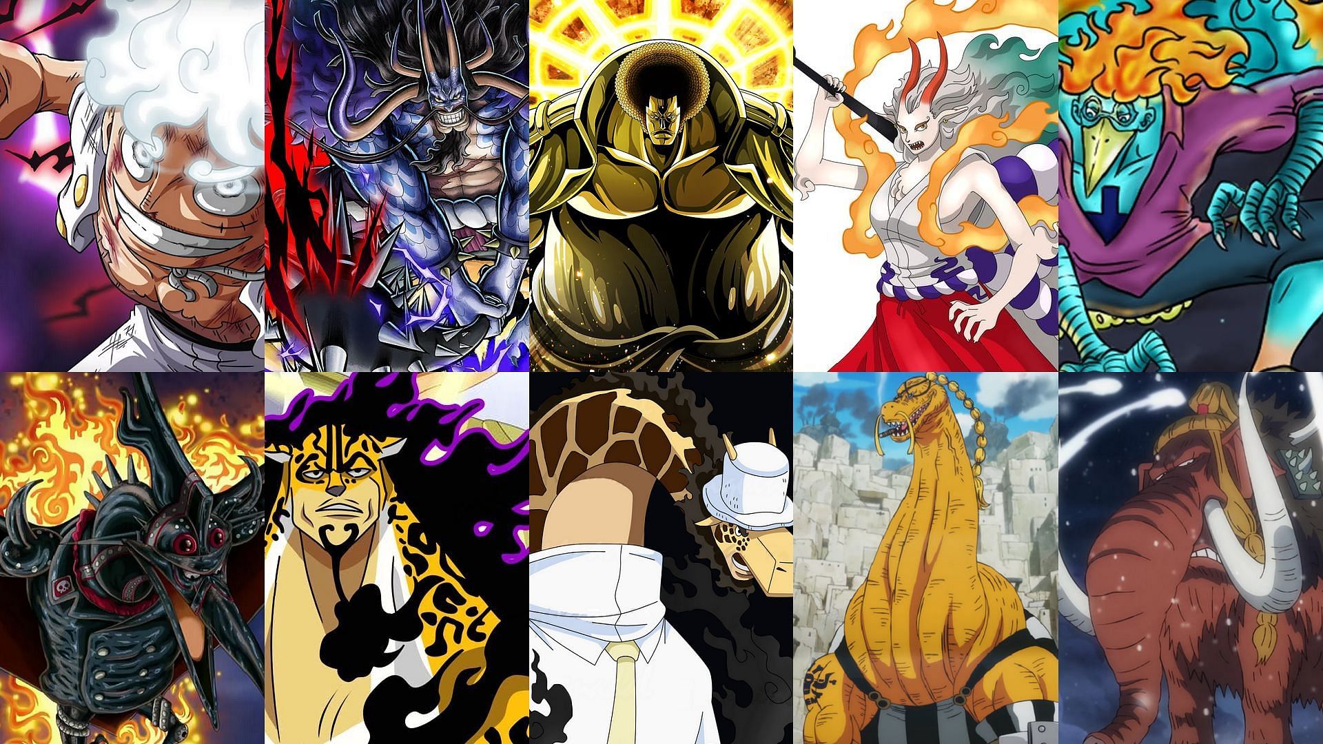 Top 10 strongest Zoan users after One Piece chapter 1072, ranked