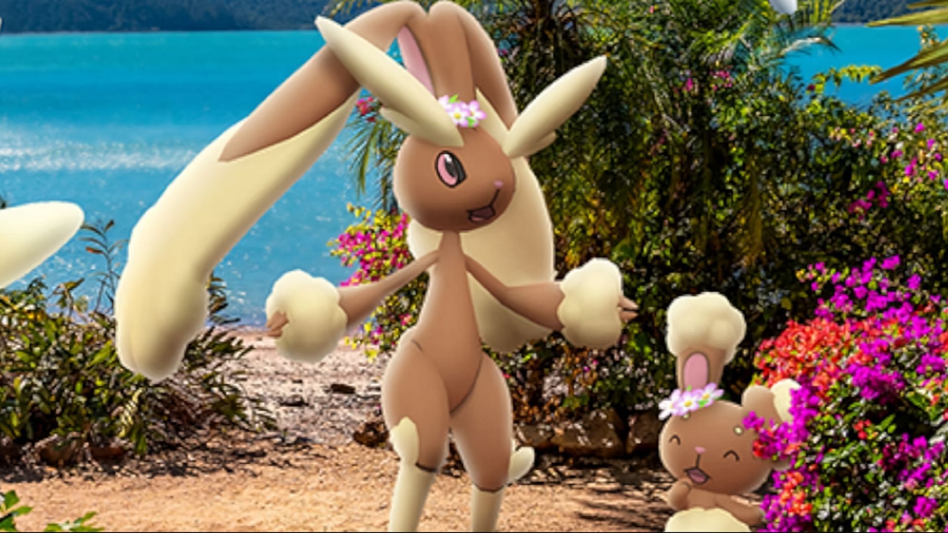 Lopunny is the evolution of Buneary in Pokemon GO (Image via Niantic)