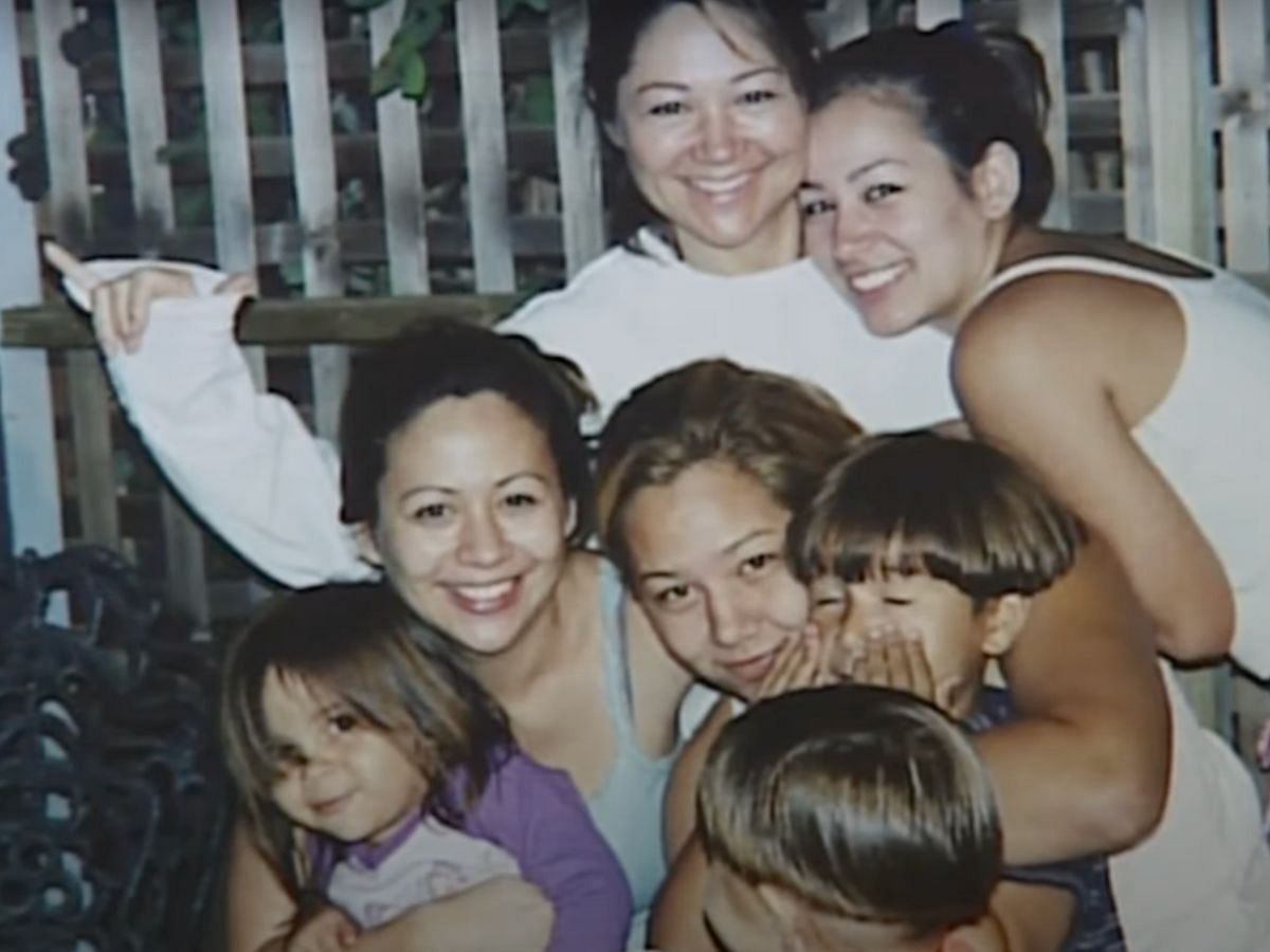 Cathalene &quot;Cathy&quot; Pacheco pictured with her family (Image via KHON2 News/YouTube)