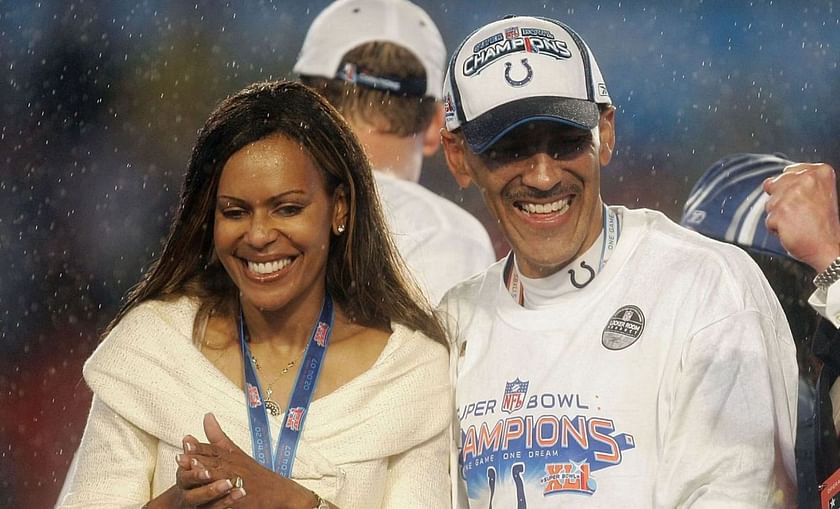 Who is Tony Dungy's wife Lauren Harris?