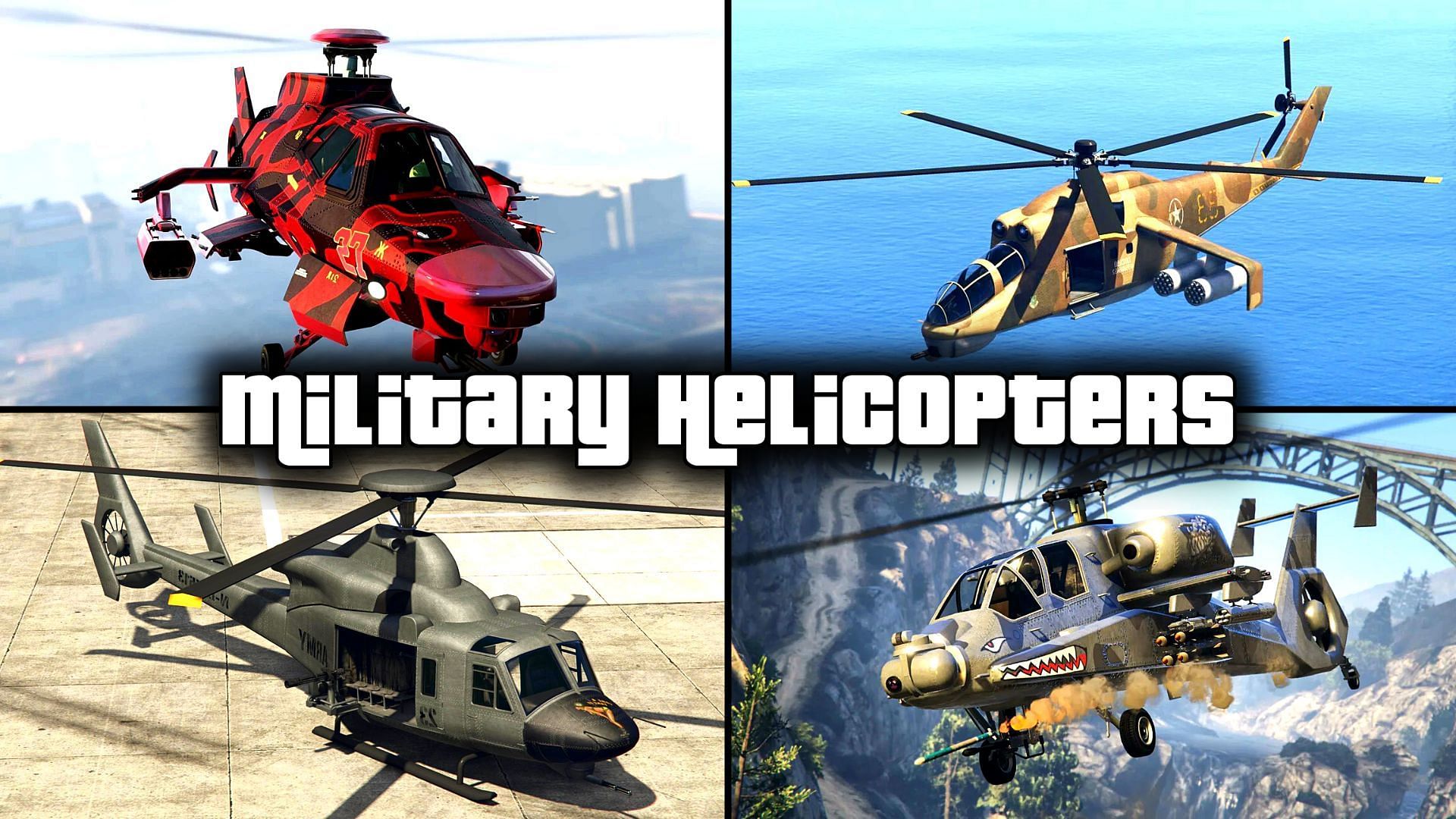 A list of five best GTA Online military helicopters that players should buy in 2023 (Image via Rockstar Games)