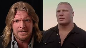 Triple H blasted Brock Lesnar in an explosive real-life interview in 2004