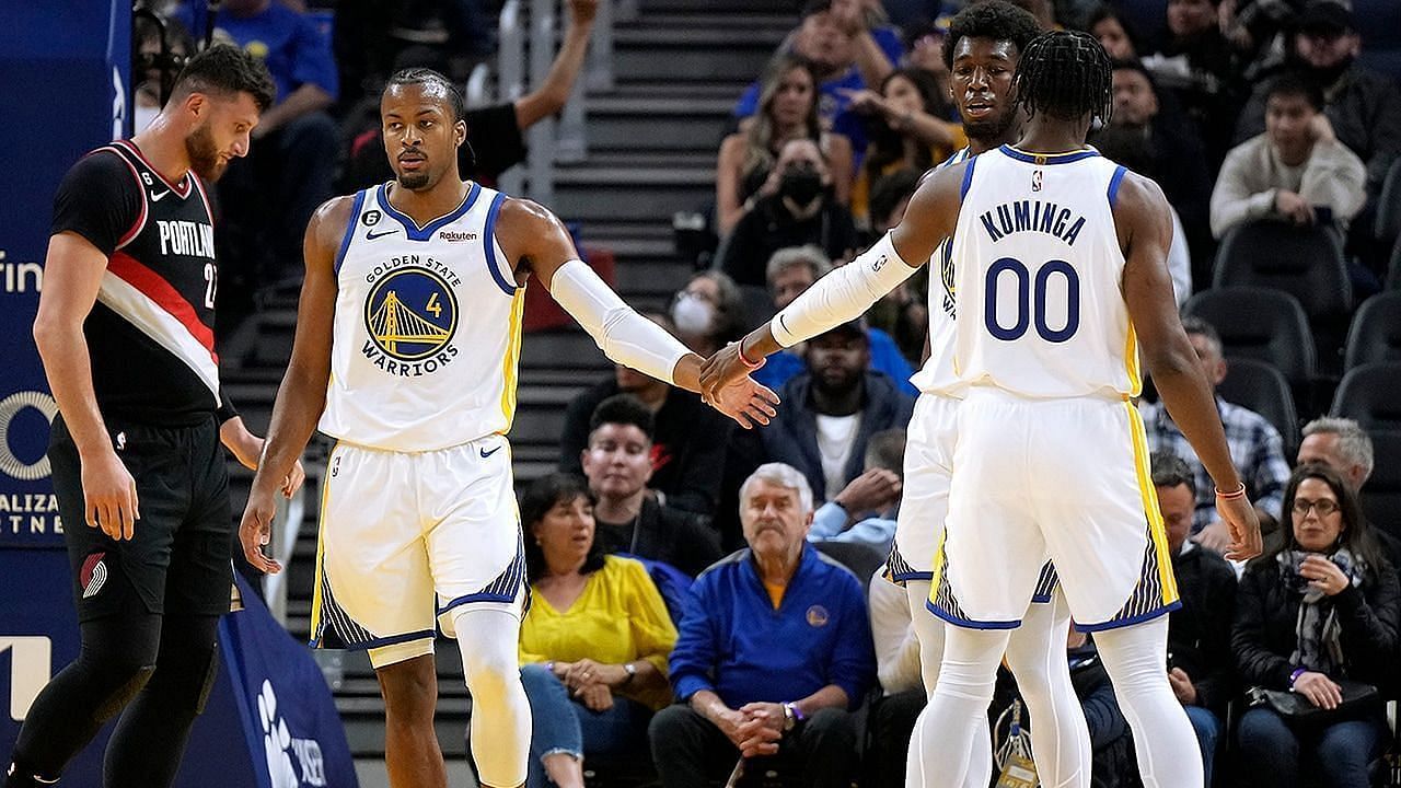 Moses Moody, James Wiseman and Jonathan Kuminga (Photo: NBA.com)