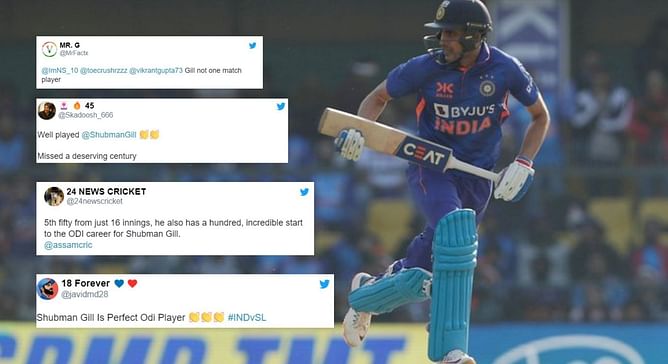 “Shubman Gill is perfect ODI player” – Fans react as India opener scores 70 off 60 balls in IND vs SL 1st ODI