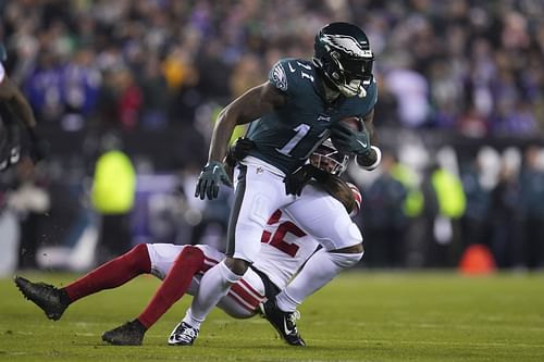 NFC Divisional Playoffs -Philadelphia Eagles AJ Brown