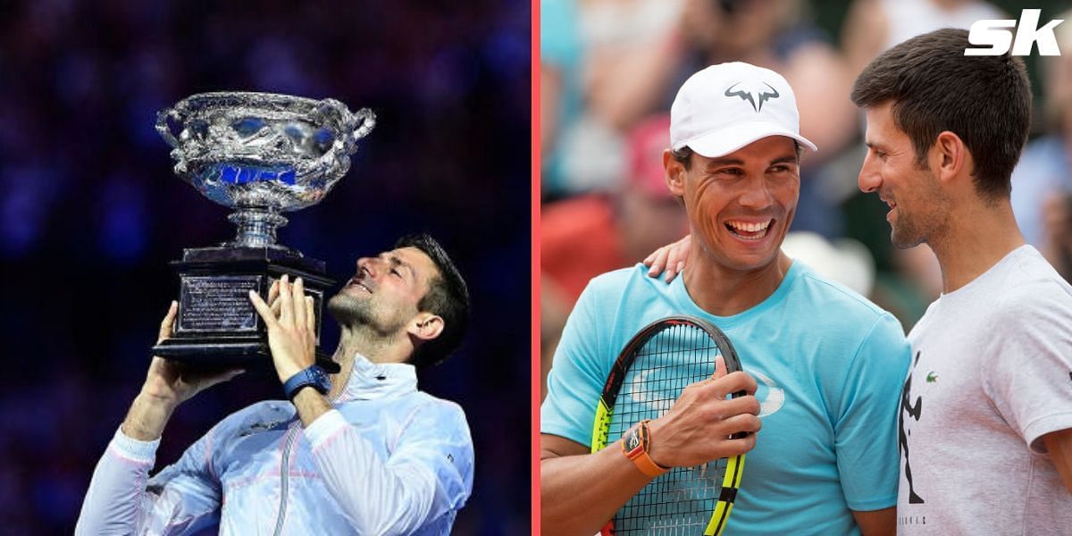 Novak Djokovic equals Rafael Nadal