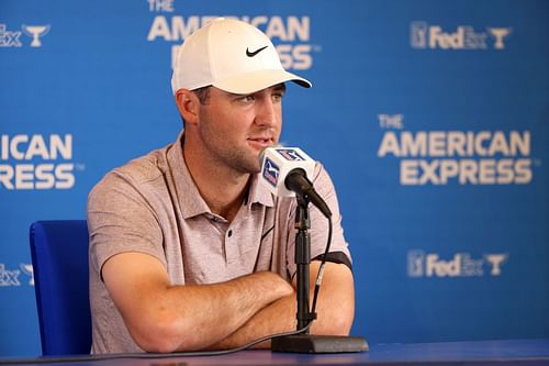 Scottie Scheffler at The American Express - Previews (Image via Katelyn Mulcahy/Getty Images)