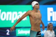 David Popovici of Team Romania prepares to compete in the Men's 100m Freestyle Final on day five of the Budapest 2022 FINA World Championships at Duna Arena on June 22, 2022 in Budapest, Hungary. (Photo by Tom Pennington/Getty Images)