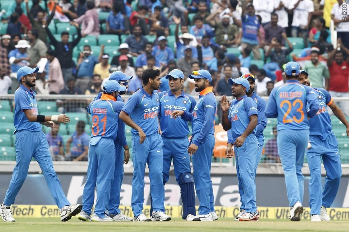 India won the last ODI they played in Thiruvananthapuram [Pic Credit: BCCI]