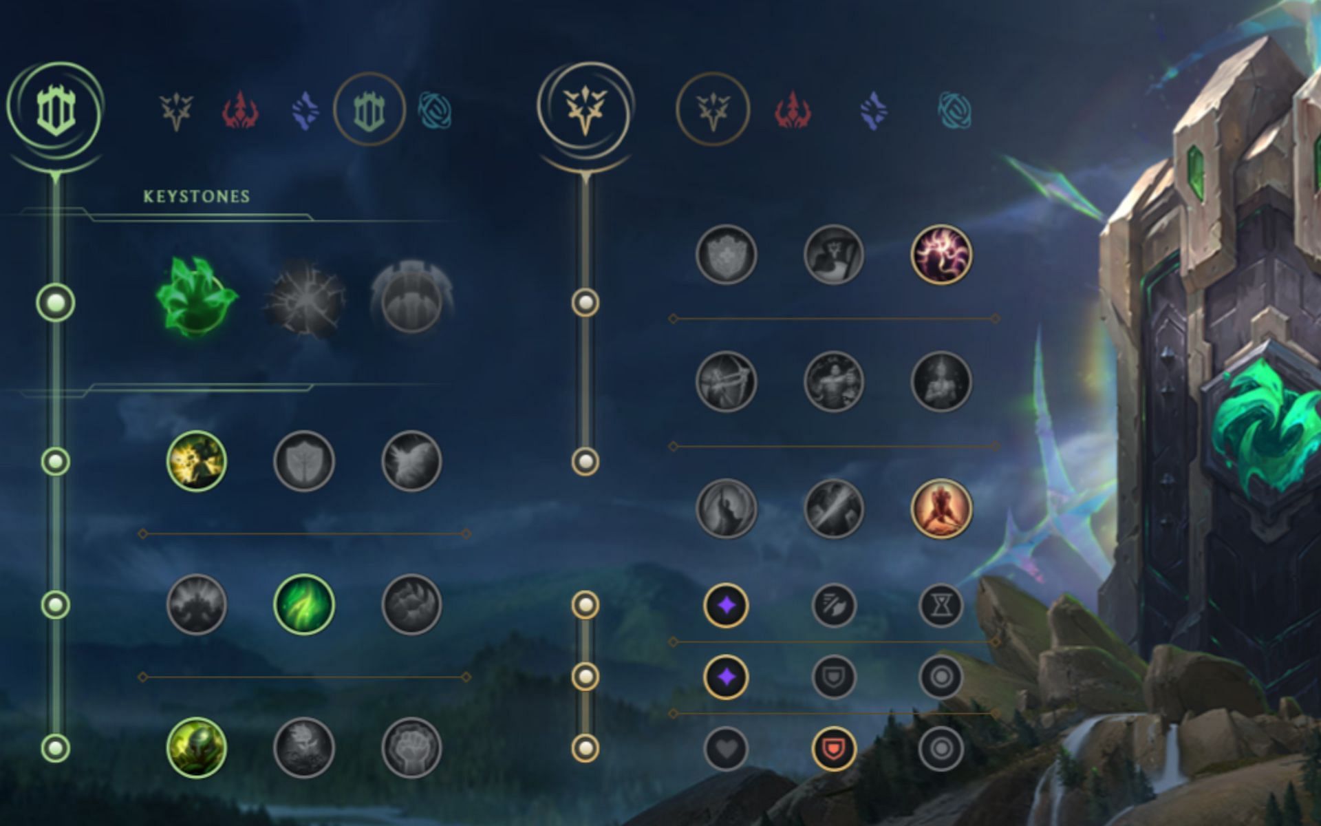 Illaoi Grasp of the Undying Rune Setup (Image via League of Legends Client/Riot Games)