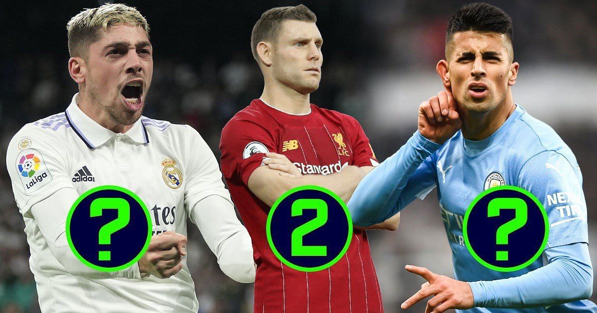 In picture: Valverde (left) | Milner (middle) | Cancelo (right)