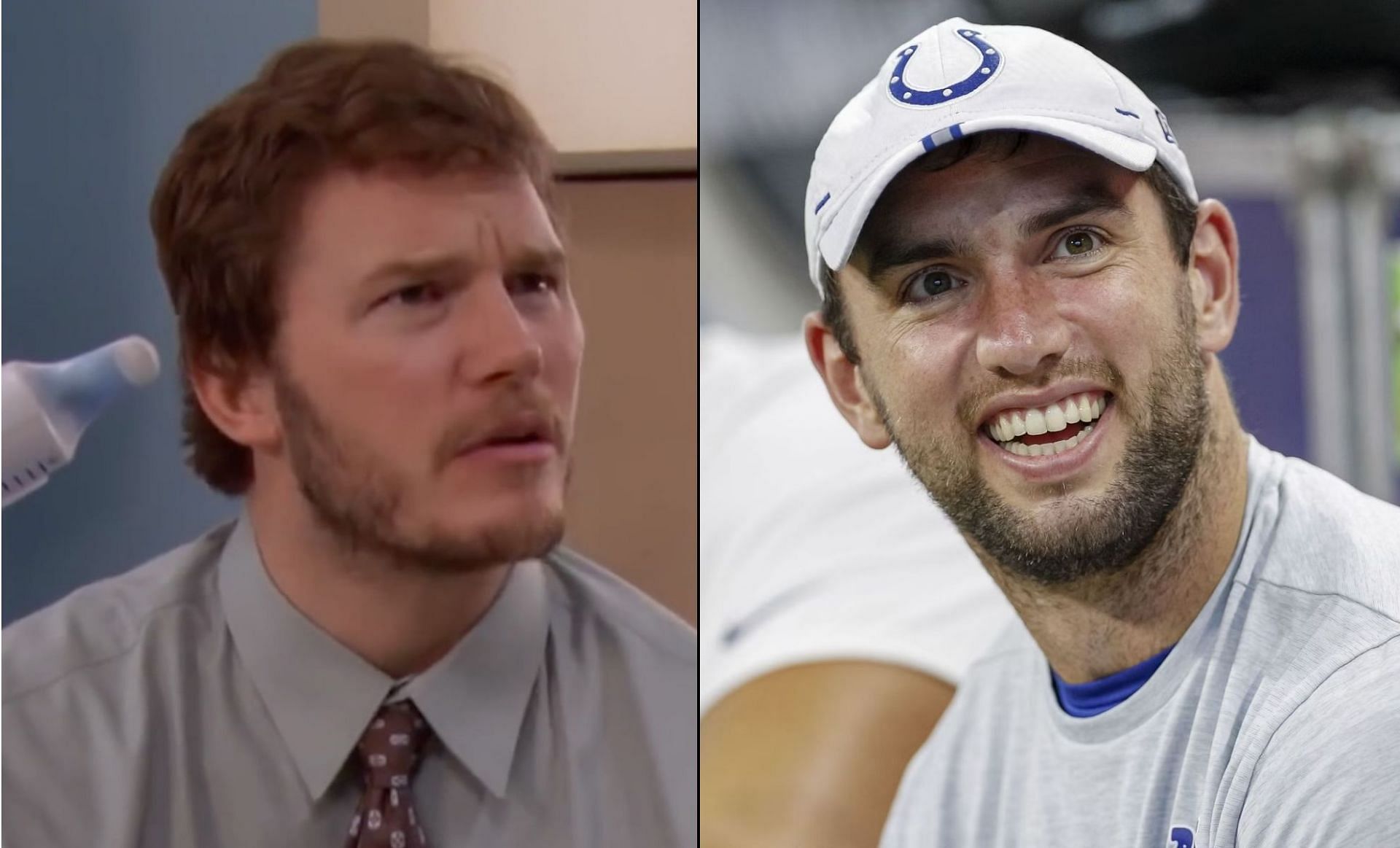 Michael Schur had nothing but kind words for Colts icon Andrew Luck
