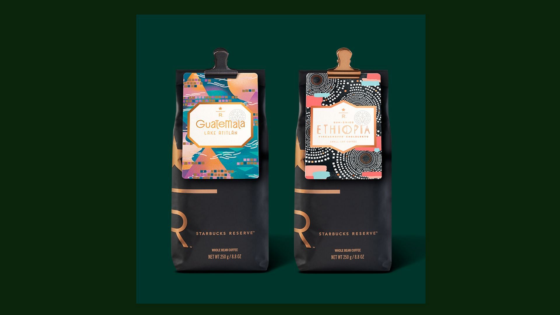 Starbucks Reserve Coffees! (Image via Starbucks)