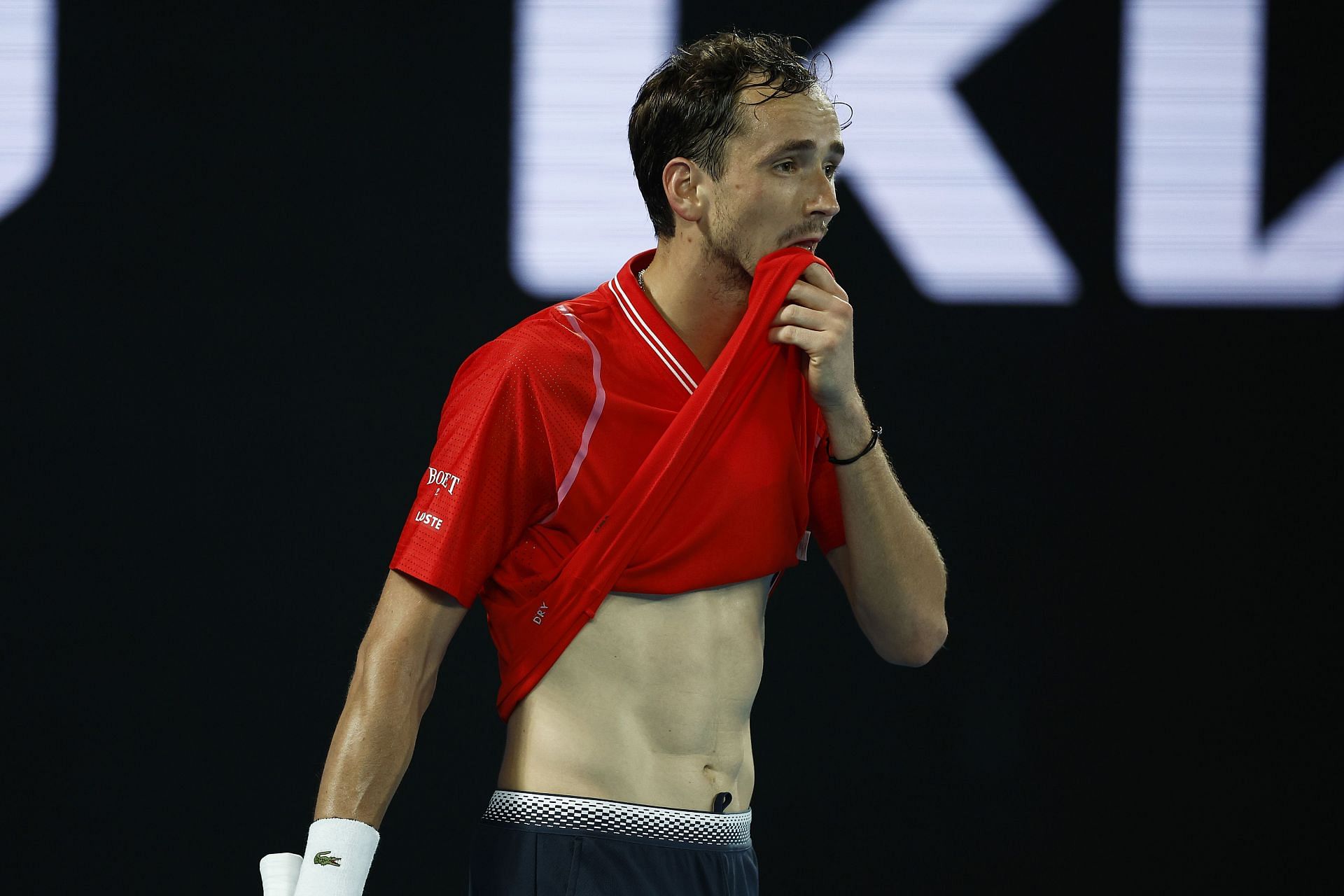 Daniil Medvedev during the 2023 Australian Open