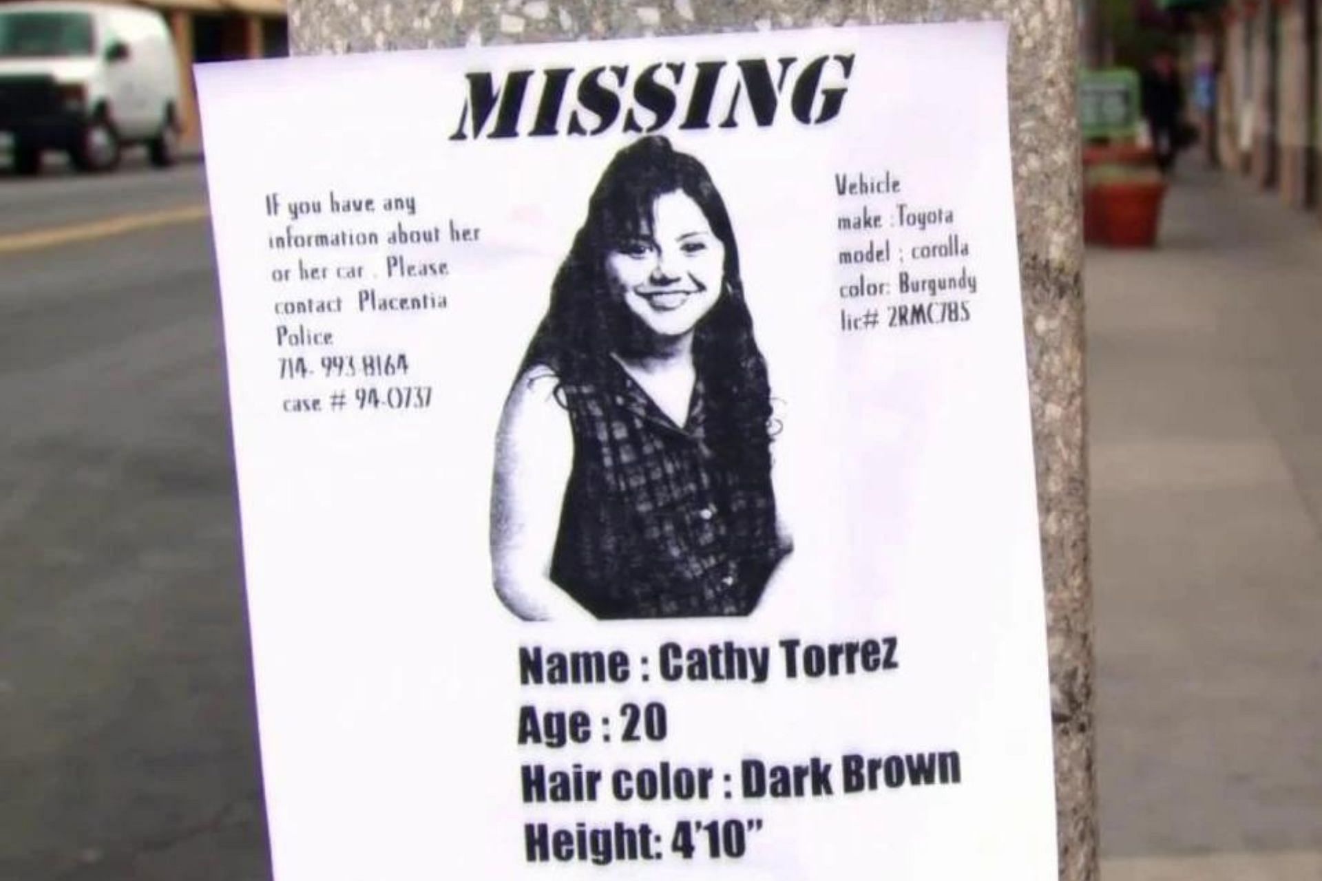 CSFU student Cathy Torrez was stabbed to death in February 1994 (Image via NBC Dateline)
