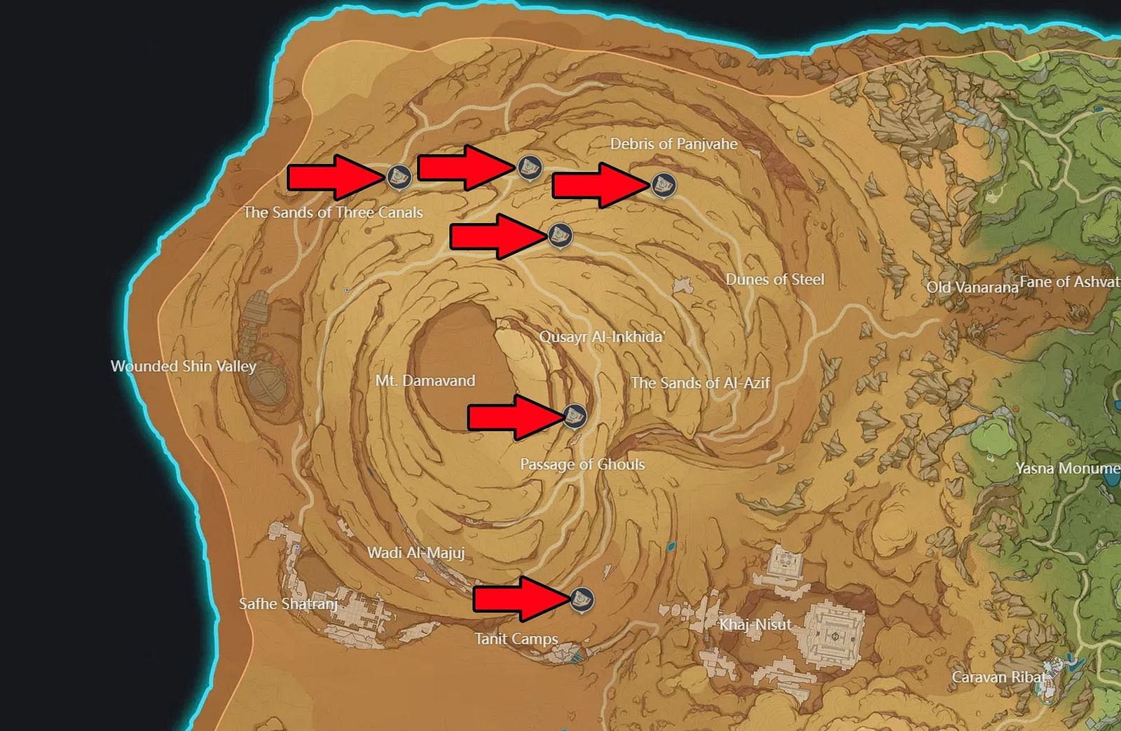 All 6 Jinn Shrine locations in Genshin Impact: How to unlock Mysterious Stone Slates