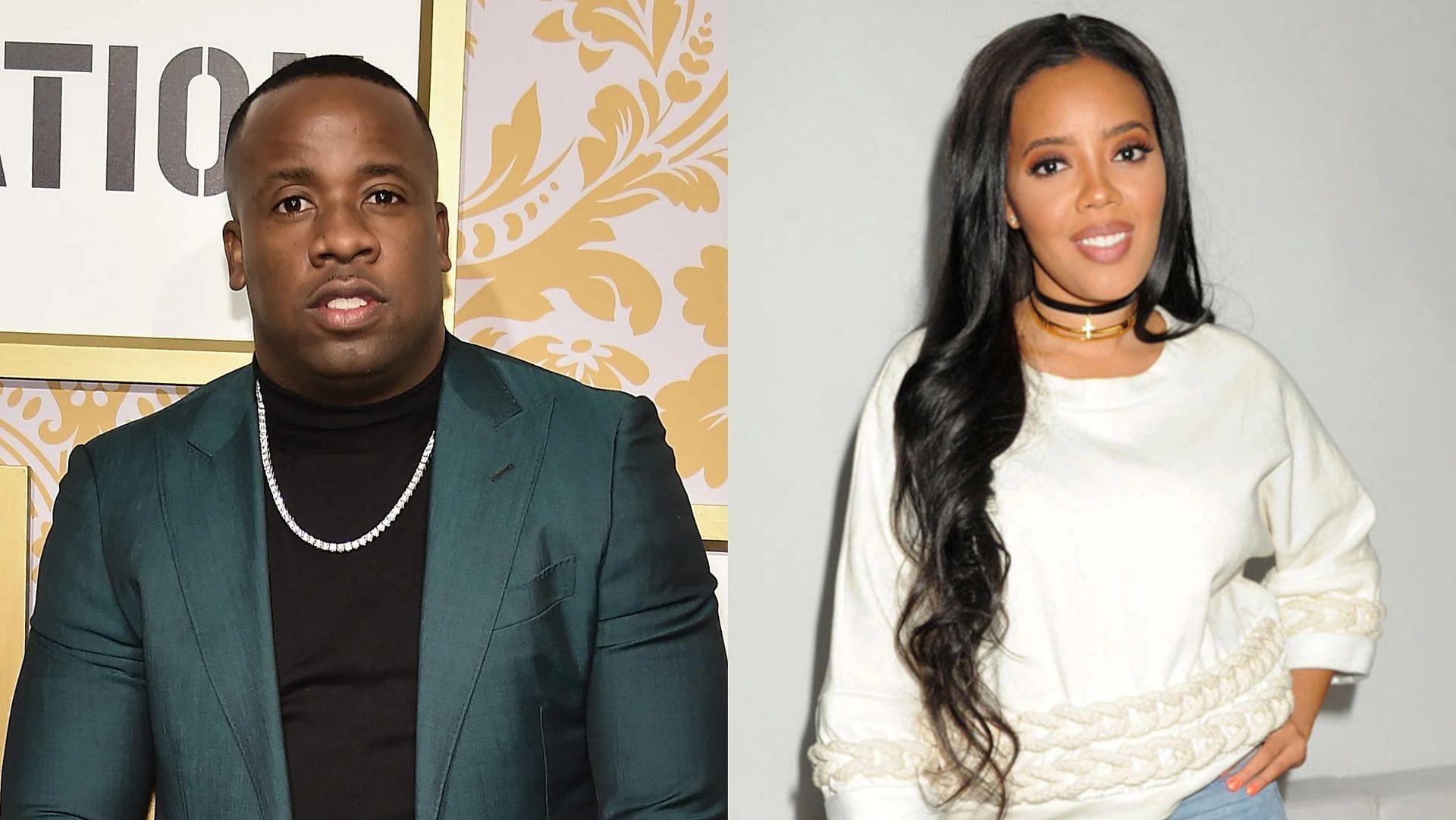 Yo Gotti and Angela Simmons sparked romance rumors in September 2022. (Photo via Steven Ferdman/Getty Images, Jennifer Graylock/Getty Images)s