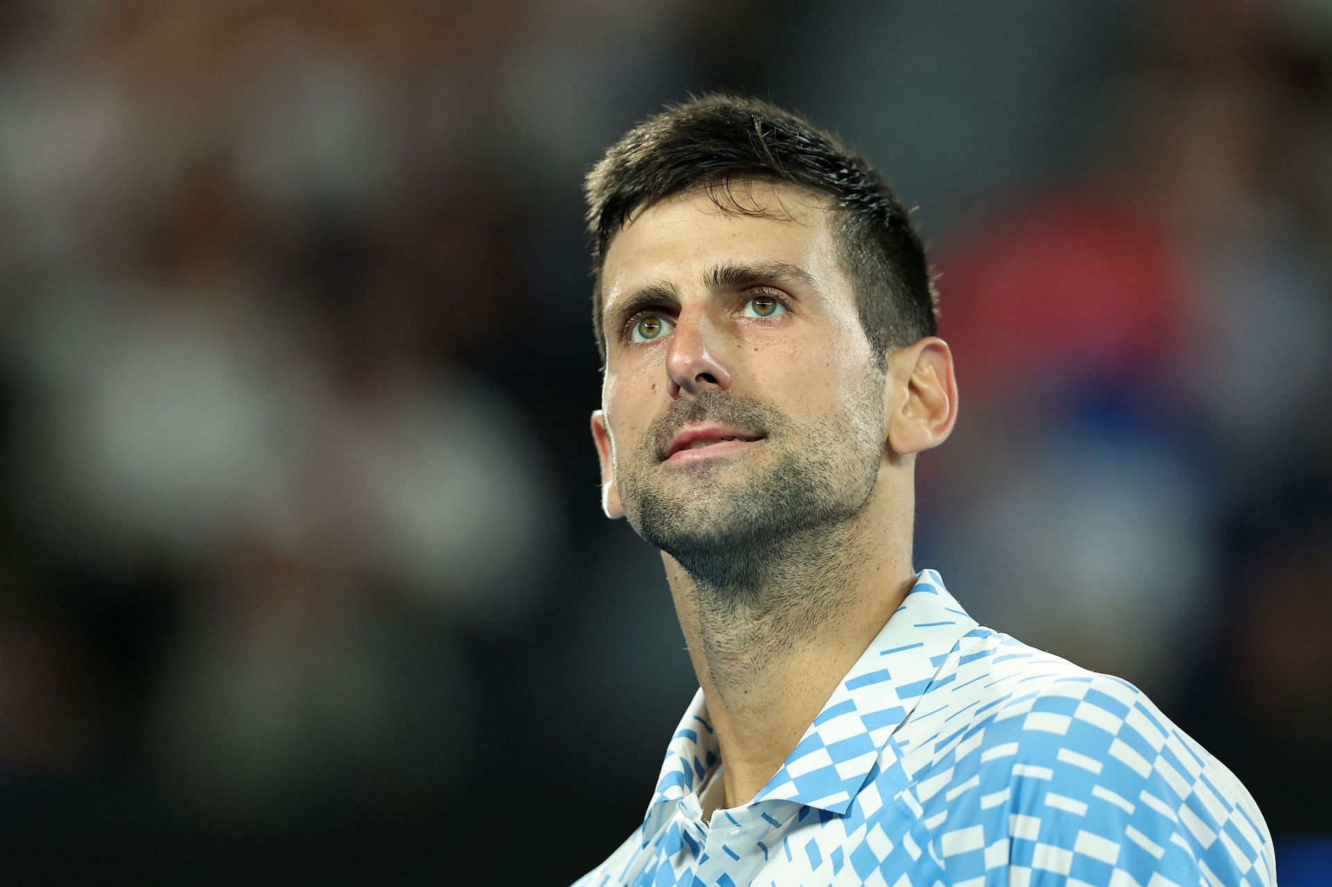 Novak Djokovic during the 2023 Australian Open