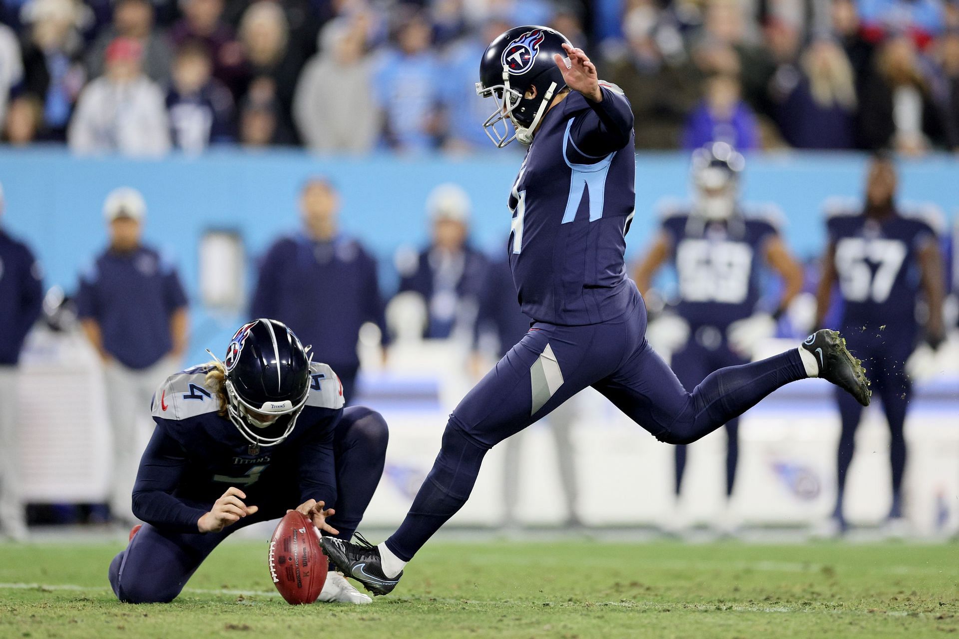 NFL Regular Season - Titans punter Ryan Stonehouse