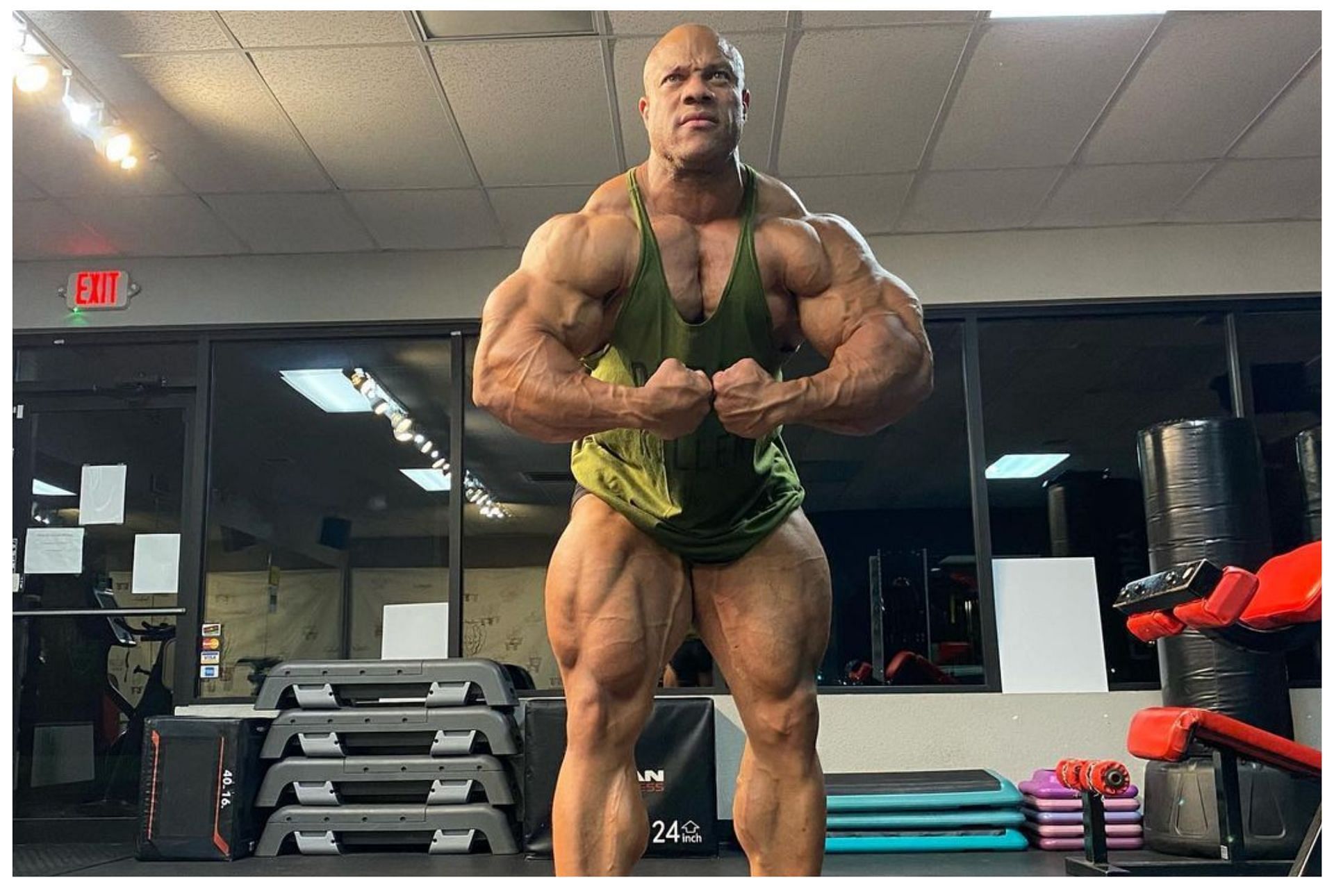Phil Heath shows off his physique ahead of the 2020 Mr. Olympia (Image via Instagram/@philheath)