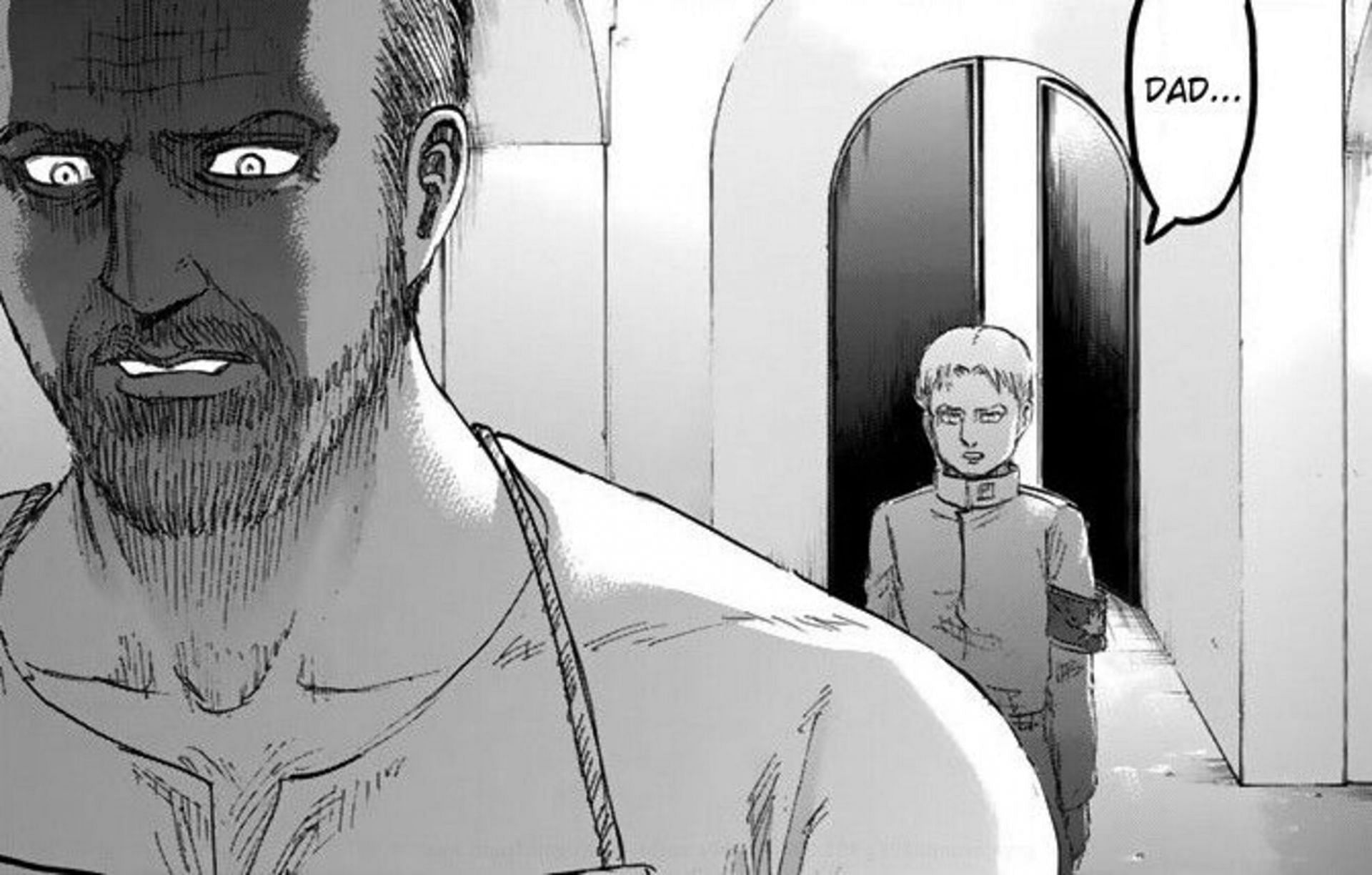 Reiner&#039;s father, a Marleyan (Image via Kodansha)