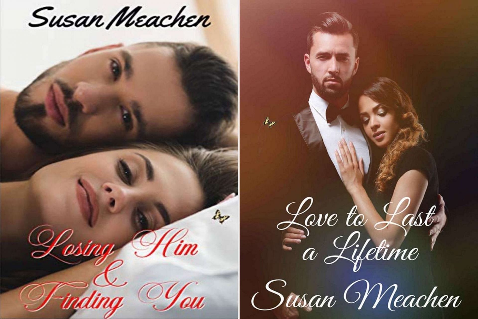 Author Susan Meachen accused of faking her own suicide (Images via Amazon)