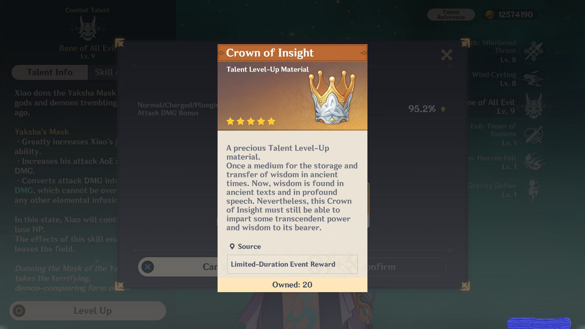 How to get crown of insight