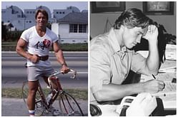 “The bike even has muscles” – Arnold Schwarzenegger shares a throwback picture of him on a bicycle along with a challenge for fans