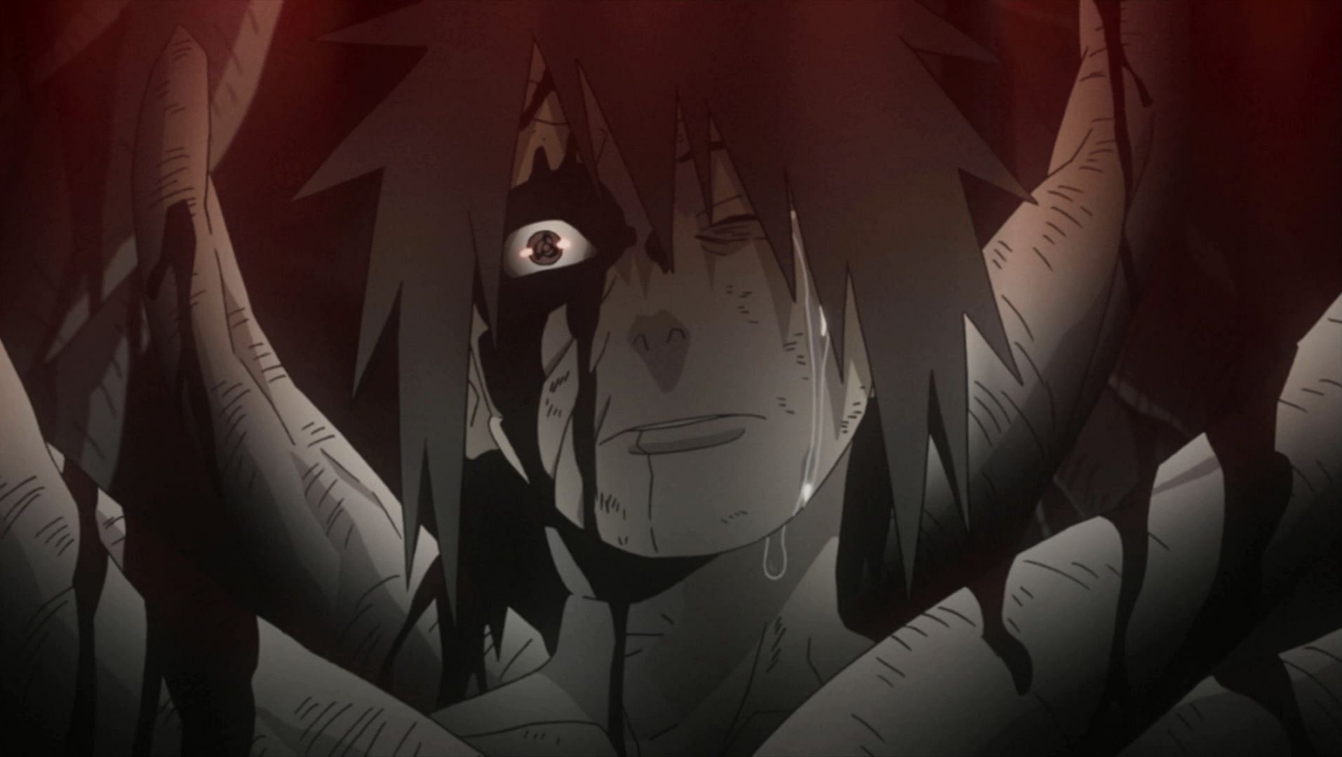 Obito&#039;s life is turned upside down after he witnesses Rin&#039;s death (Image via Pierrot Studios)