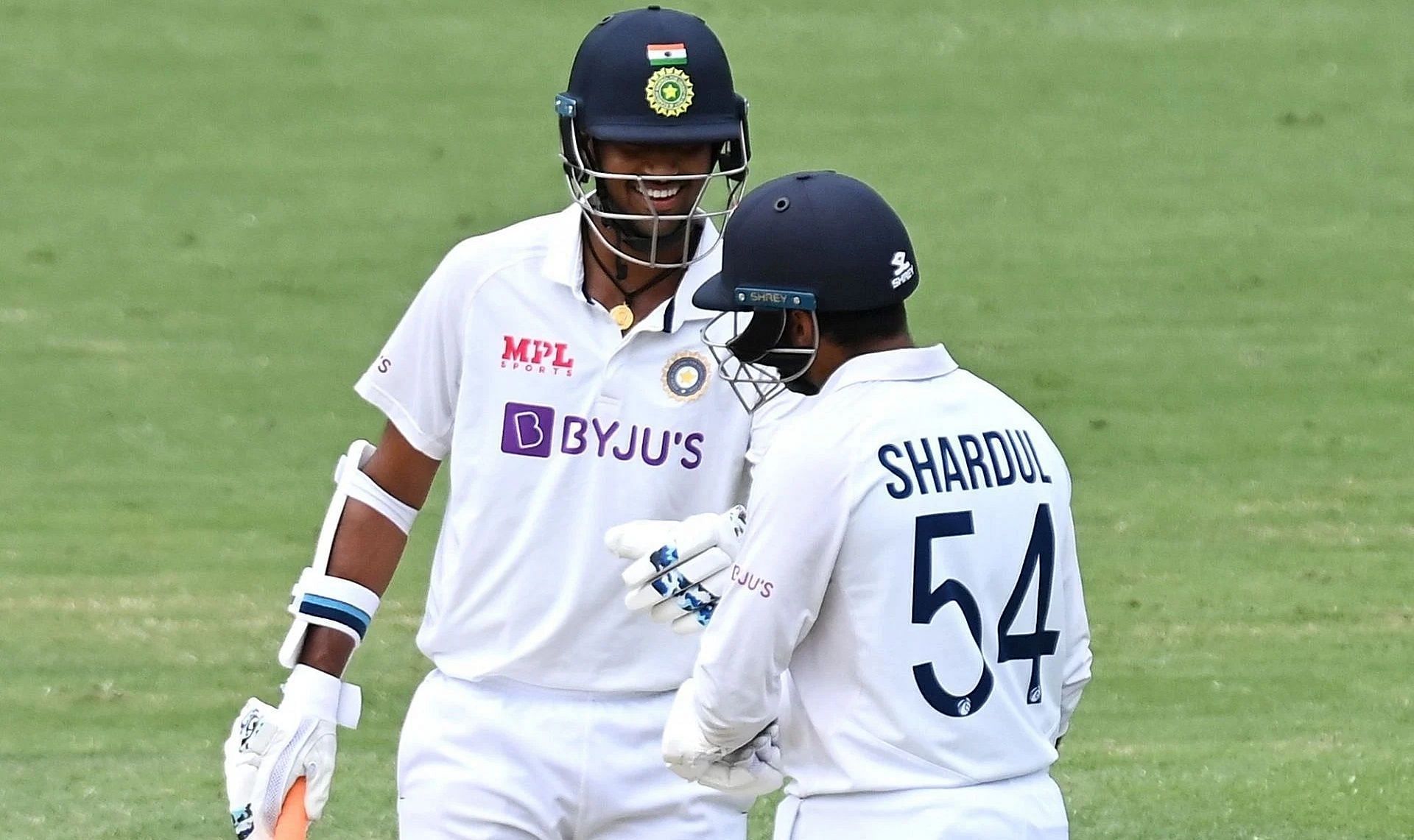 Washington Sundar and Shardul Thakur featured in a game-defining stand. Pic: Getty Images
