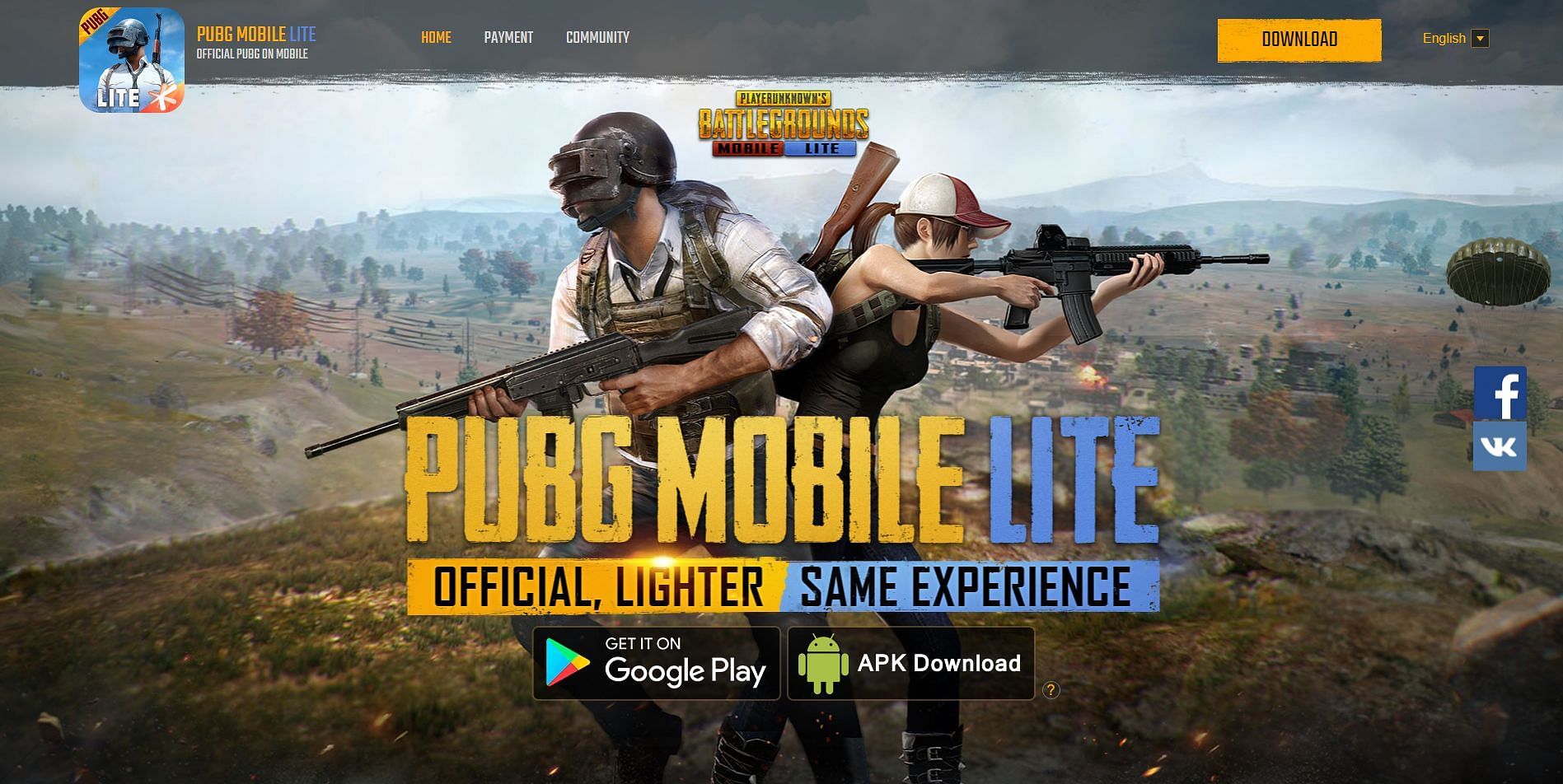 Click on the APK download button to get the 0.24.0 APK file (Image via Garena)