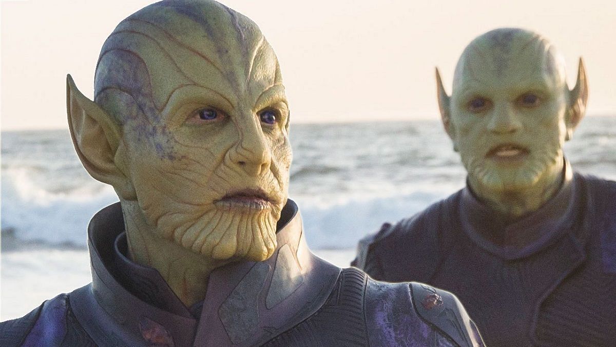 The film uncovered the true identity of the Skrulls as a peaceful alien race, embroiled in a war against the Kree (Image via Marvel Studios)