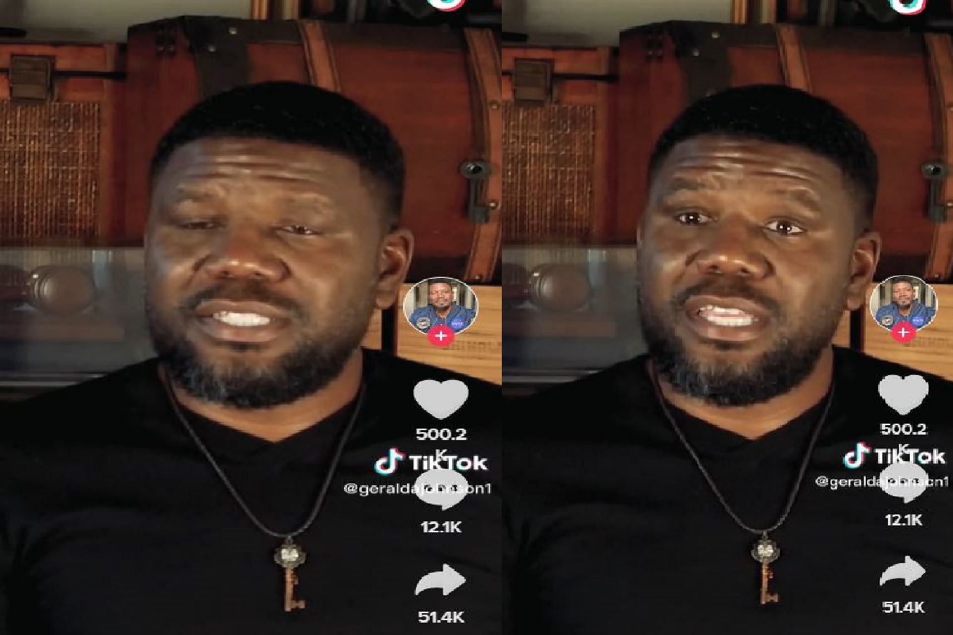 Pastor Gerald Johnson shared his hell experience on TikTok (Image via snip from TikTok/@geraldajohnson1)