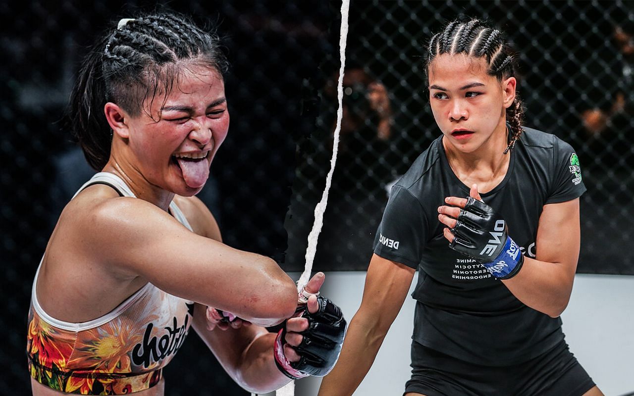 Stamp Fairtex (L) / Denice Zamboanga (R) -- Photo by ONE Championship