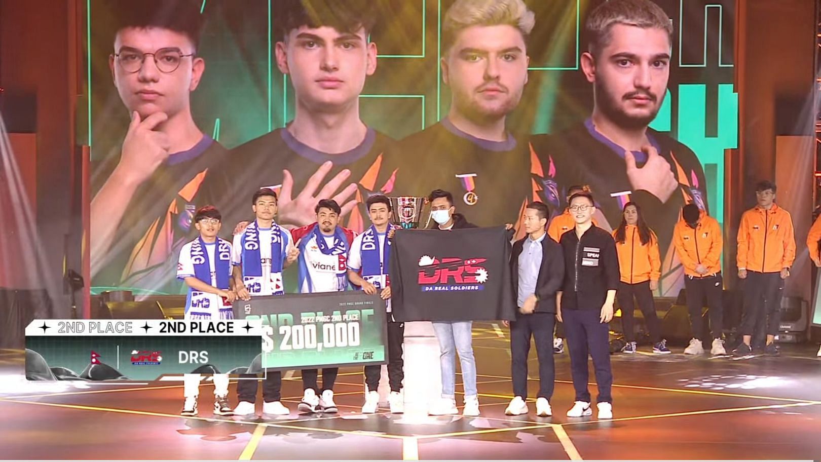 DRS Gaming bagged the runner-up award (Image via PUBG Mobile)