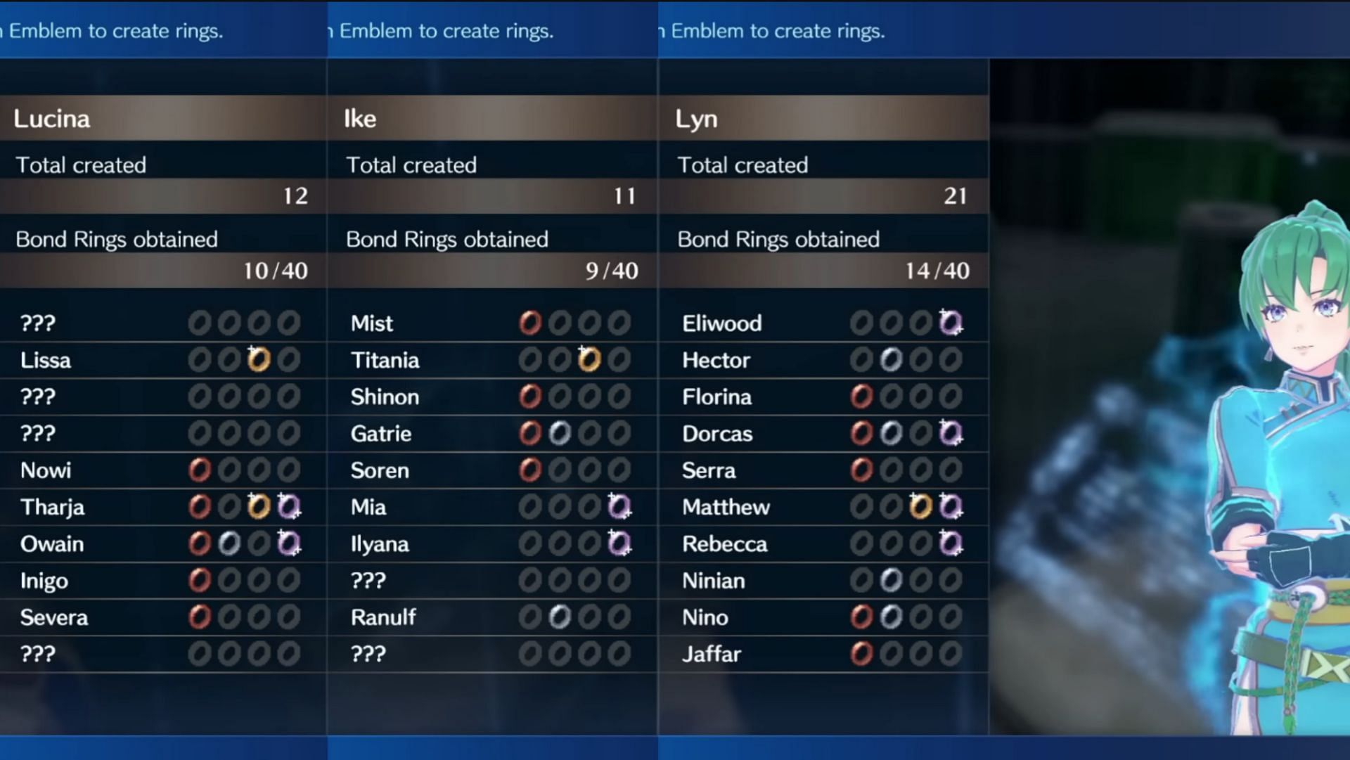 Fire Emblem Engage&#039;s seed system can easily be abused to get the best rings in the game (Image via Choops/YouTube)