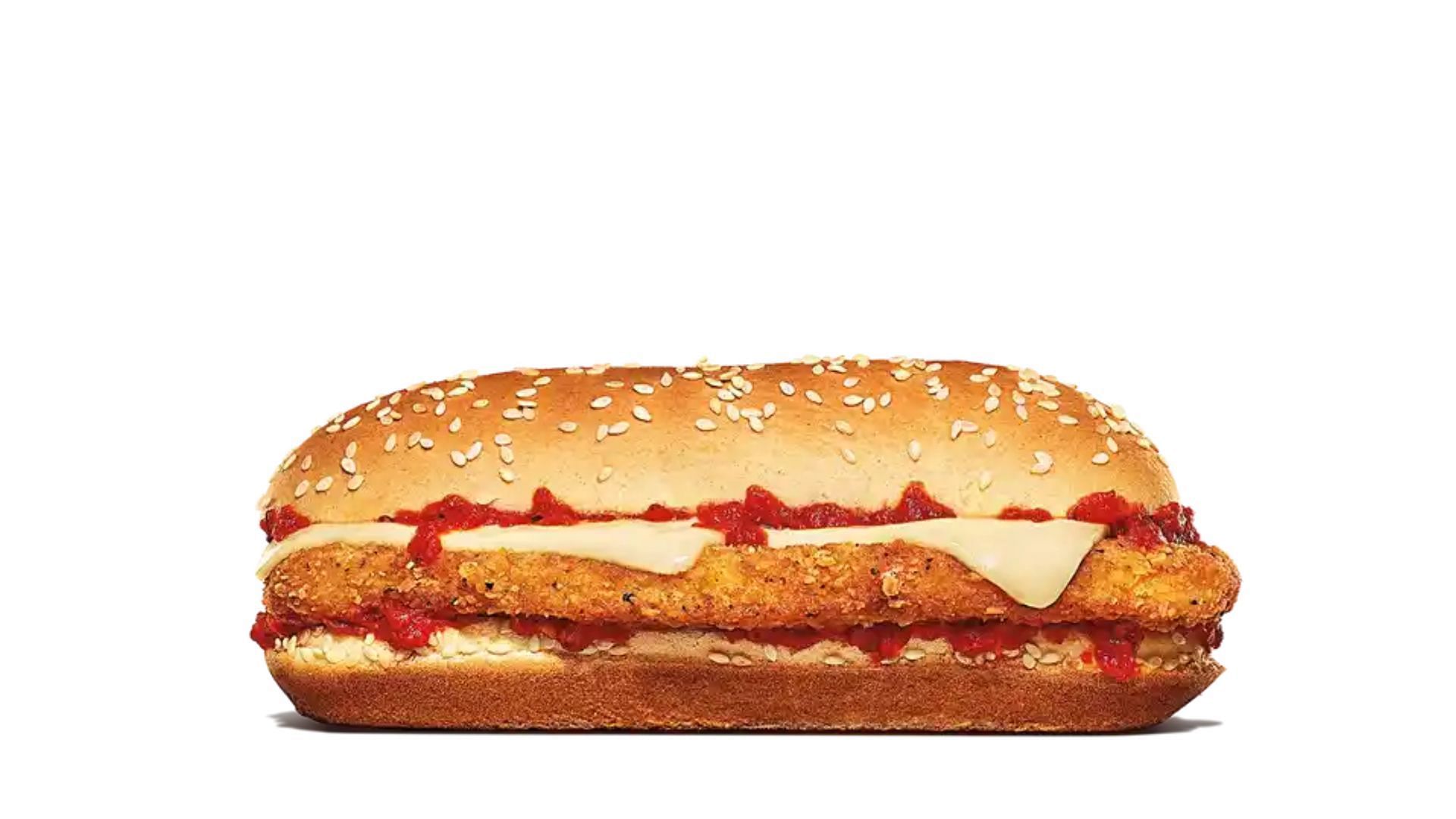 The new Italian International Original Chicken Sandwich (Image via Burger King)