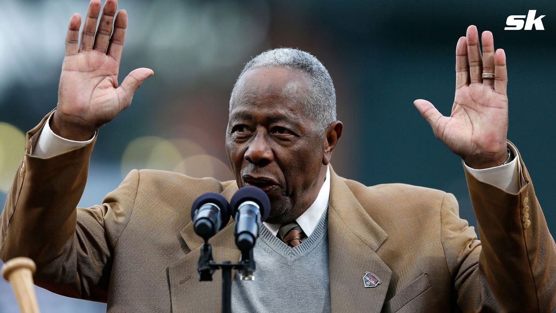 When MLB great Hank Aaron was given a modest evaluation by scouts for having 
