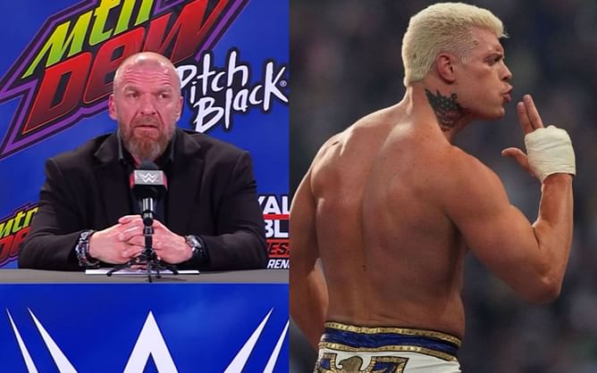 "Don't see anybody else doing it" - Triple H addresses Royal Rumble performance following Cody Rhodes' AEW reference