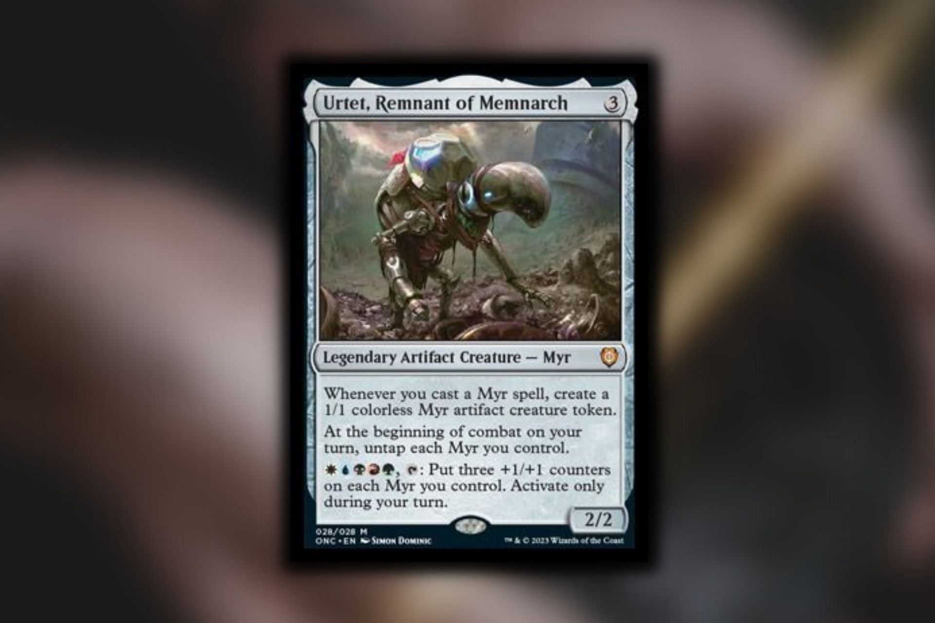 Urtet, Remains of Memnarch in Magic: The Gathering (Image via Wizards of the Coast)