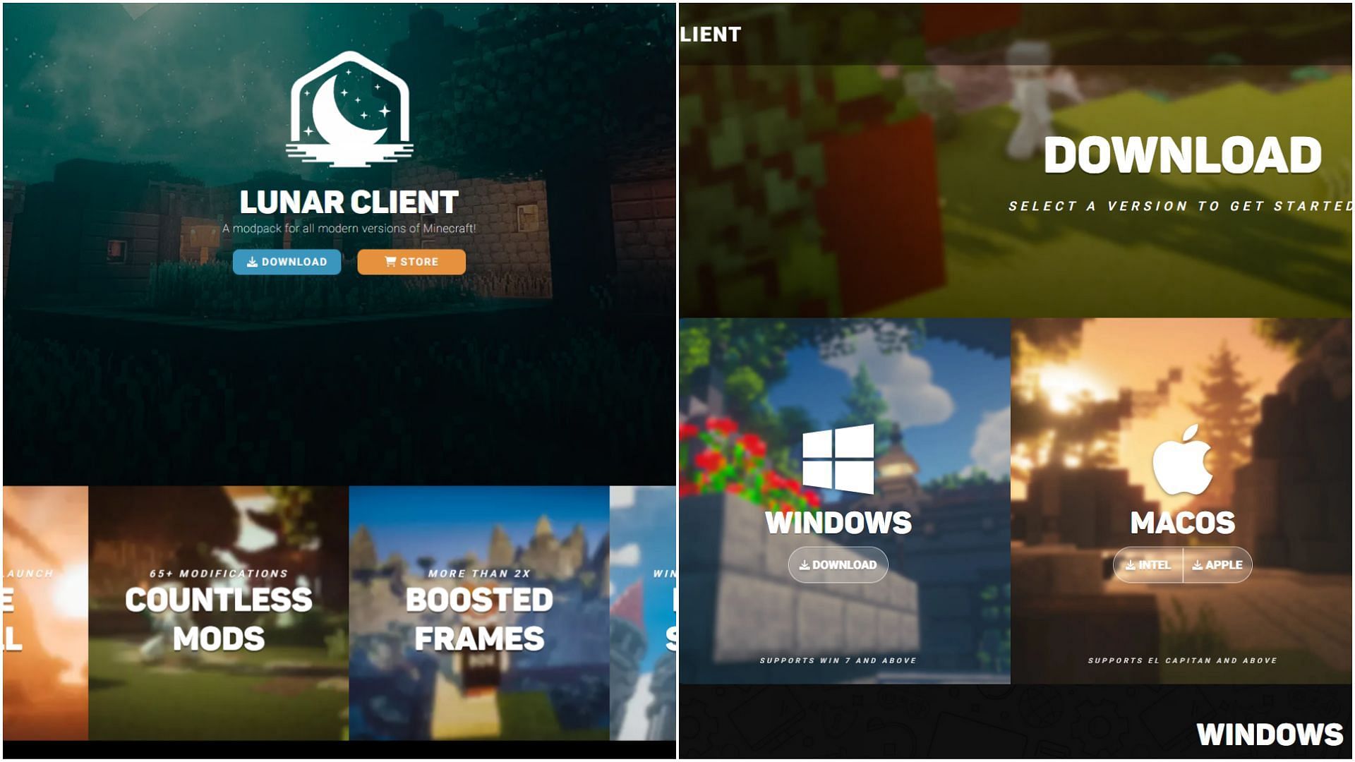 Lunar Client is a custom Minecraft launcher that optimizes several aspects of the game (Image via Sportskeeda)