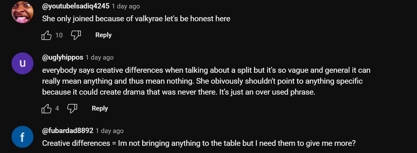 Fans remain unconvinced by her story (Image via The Corpse Squad YouTube)