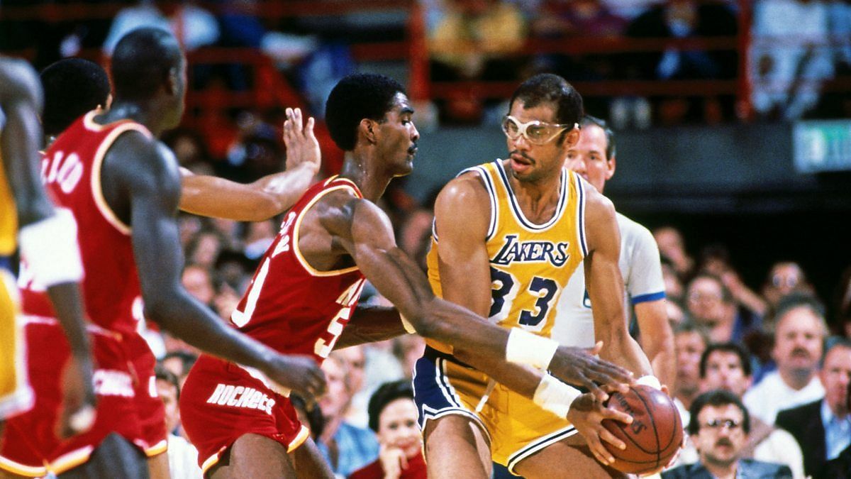 Kareem Abdul-Jabbar at the LA Lakers