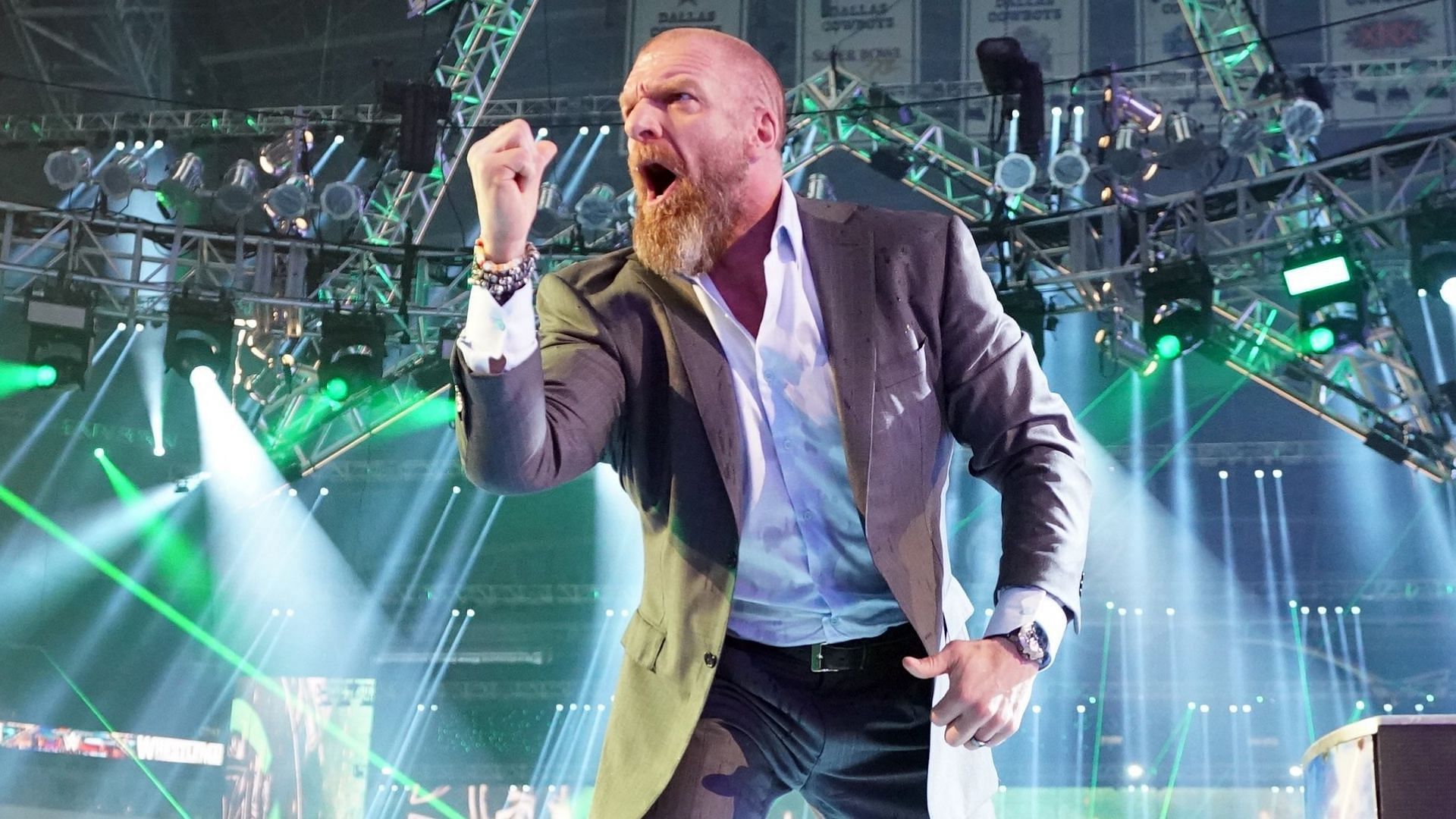Triple H at WrestleMania 38 in 2022