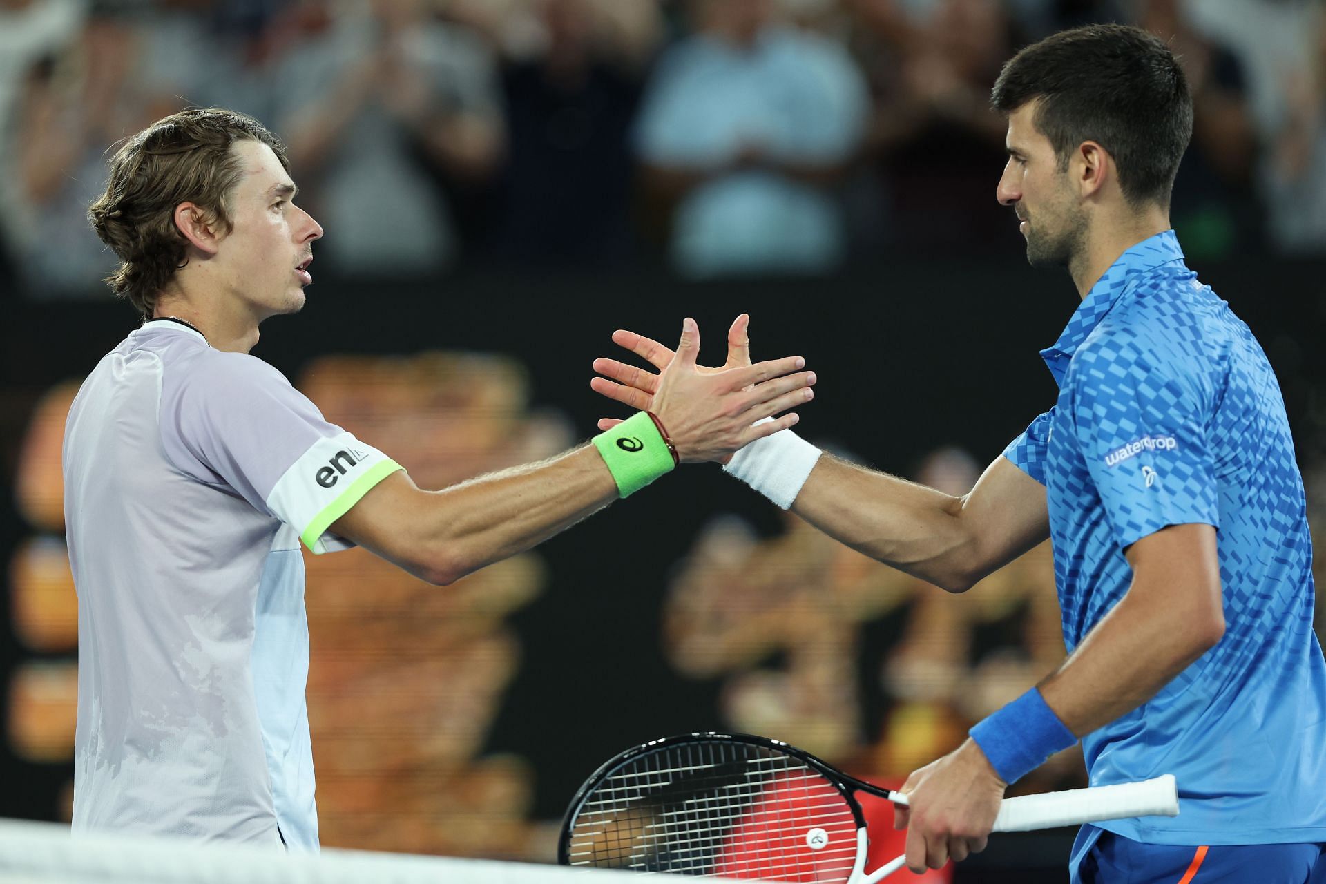 Novak Djokovic will take on Andrey Rublev on wednesday after defeating home favorite Alex de Minaur