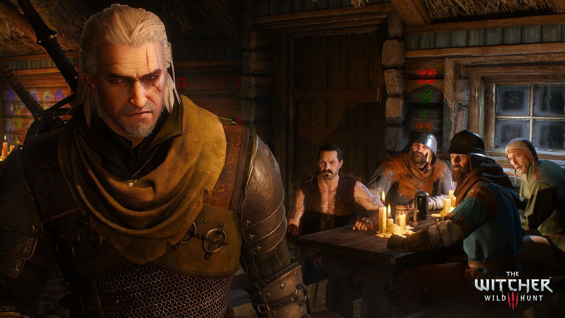 Geralt of Rivia in focus (Image via Steam)