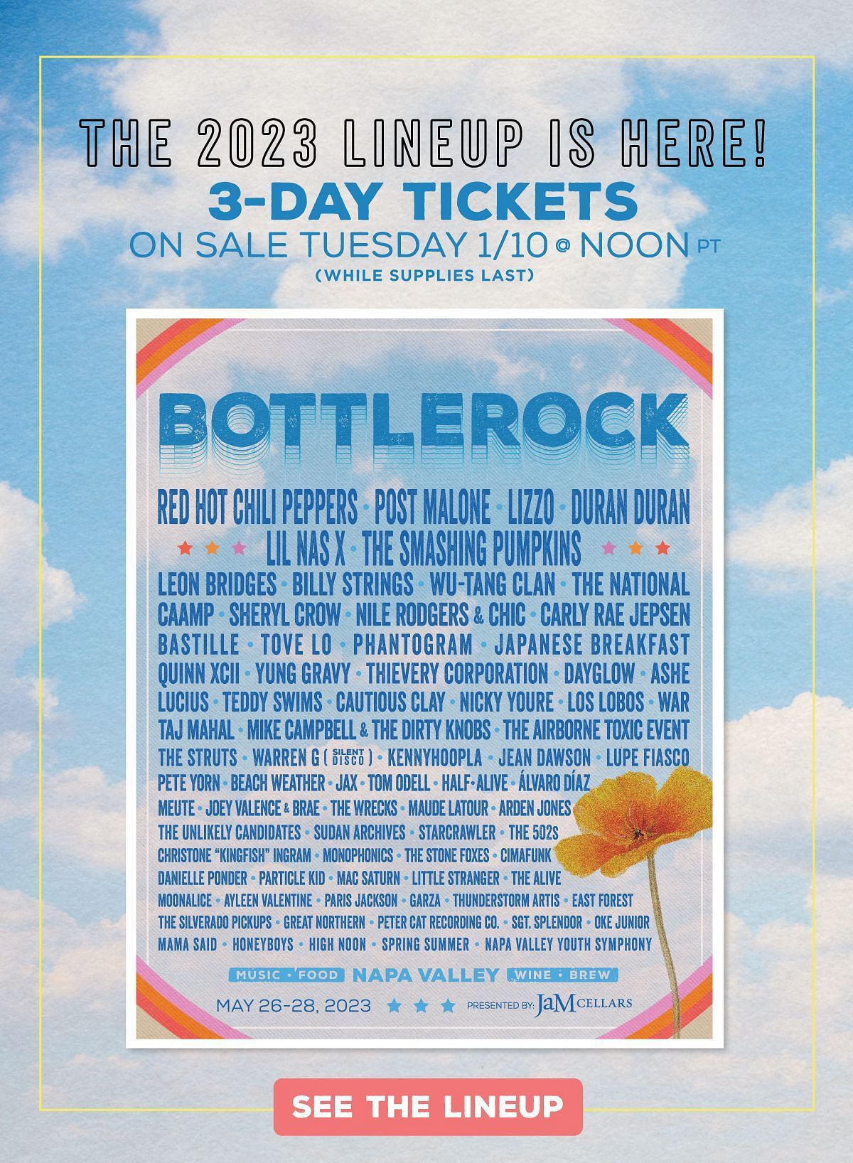 Smashing Pumpkins, Mike Campbell perform concerts at BottleRock Napa