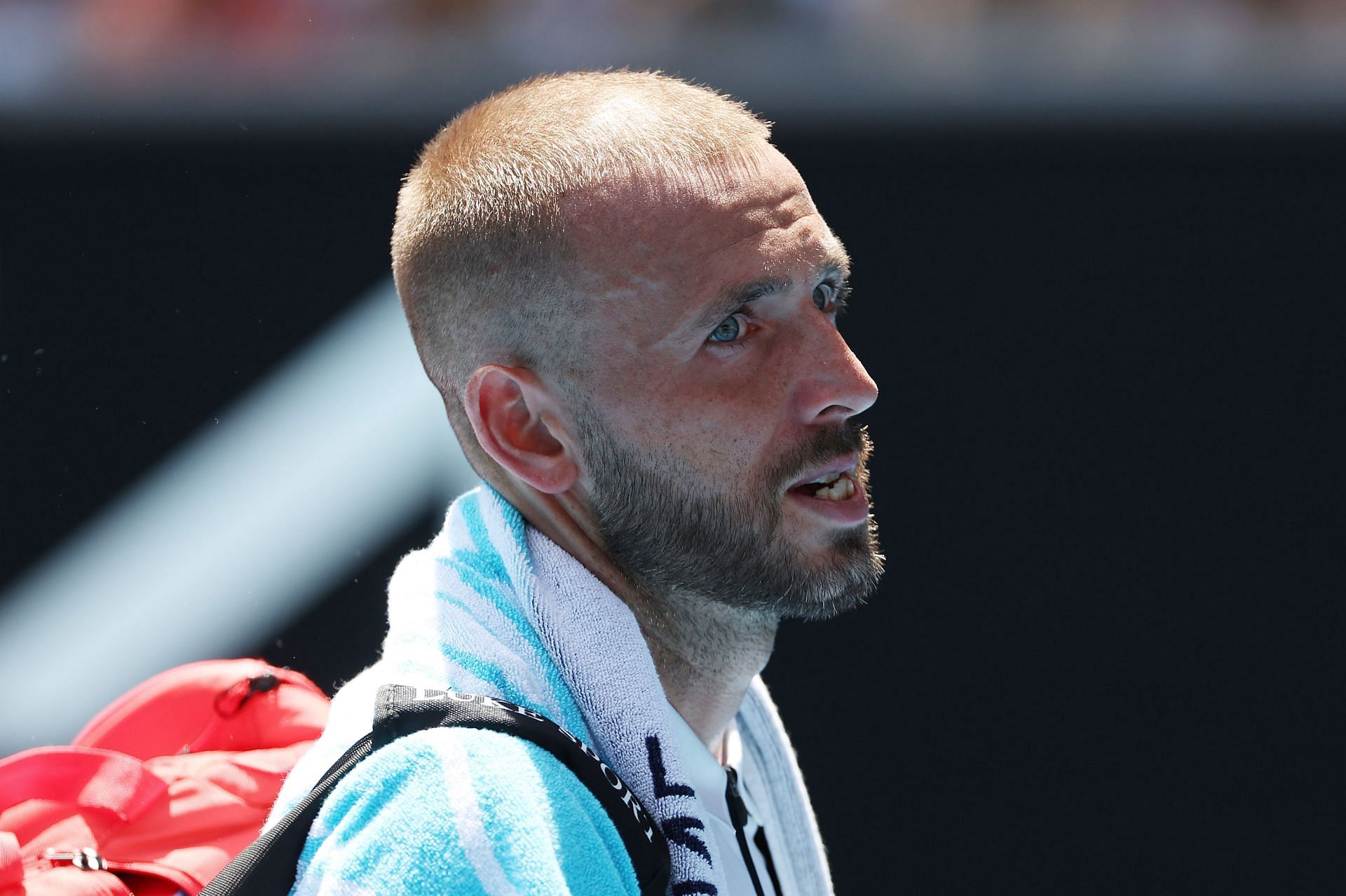 Dan Evans at the 2023 Australian Open - Day 6