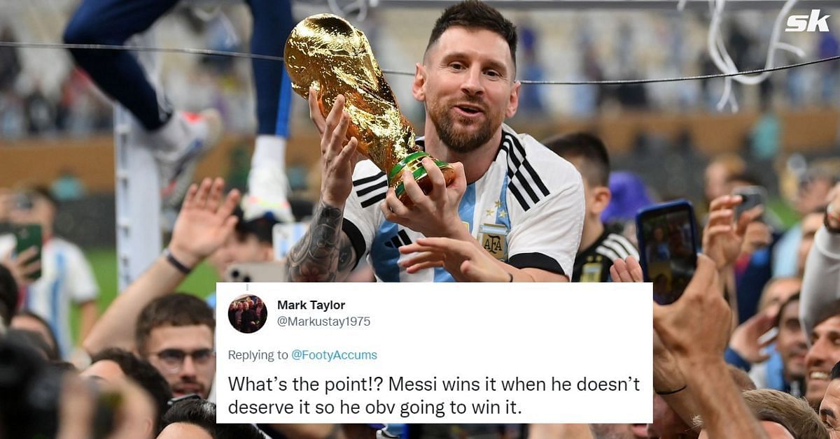 Lionel Messi lifted the World Cup in 2022. 