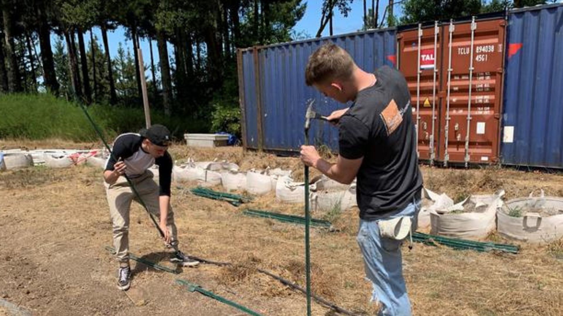 A still of Kaleb Charters and Stephen Nicolas Lindsay (Image Via CBS News)